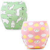 Waterproof Breathable Cotton Potty Training Pants for Babies (Set of 2)